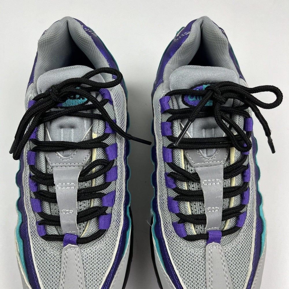 Nike Air Max 95 OG AT2865-001 Aqua Wolf Grey Running Shoes - Picture 4 of 14